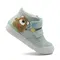 Pantofi din piele naturala pentru copii, talpa flexibila, verde oceanic, ursulet maro, D.D. Step- S066-51917B-25-D.D. Step