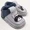 Pantofi primii pasi din piele naturala pentru copii, barefoot, talpa flexibila, model cu raton- RO-16-2-23-By Pebebe