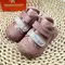 Ghete Biomecanics Fete, piele naturala, primii pași, sustinere calcai, BioGateo, culoare roz inchis, pisica - 251109-B159-25-