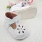 Sandale barefoot copii, piele naturala, primii pasi, talpa flexibila, alb- RO-502-2-22-
