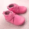 Pantofi de interior pentru copii, piele naturala, talpa din cauciuc antiderapanta, captuseala textila, roz- RO-400-4-25-