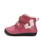 Ghete D.D Step fete, Barefoot, piele naturala, captuseala din blana, roz, emblema cu veverita - W070-52214B-25-