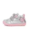 Pantofi Barefoot D.D. Step fete, piele naturala, primii pasi, argintiu_S070-61646-20_Pebebe