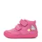 Pantofi D.D. Step fete, piele naturala, primii pași, talpa felxibilă, fuchsia, design cu inimoare- S066-61412-25-D.D. Step