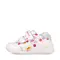 Pantofi Biomecanics fete, Biogateo Casual, primii pasi  – Alb cu Imprimeu Multicolor_262102-B050-19_Pebebe