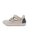 Pantofi D.D.Step, primii pasi, din piele naturala, decupati, primii pași, bej_H066-61530-21_Pebebe