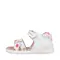 Sandale fete Biomecanics, Varf Deschis, Sustinere la calcai, Piele Naturala, alb cu imprimeu_262141-A050-20_Pebebe