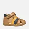 Sandale fete Geox, Macchia, Piele naturala, maro cognac_B254VA-0CL78-CT6F4-19_Pebebe