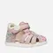 Sandale fete Geox, Macchia, Piele naturala, Roz pictat_B254WB-007BC-C8W0G-18_Pebebe