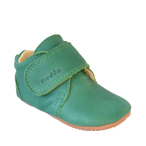Pantofi primii pași din piele, flexibili și ușori, Froddo, verde_G1130005-7-17_Pebebe