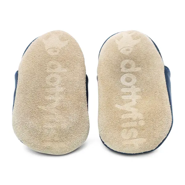 Pantofi din piele moale cu Cedric omul de zapada_BSGS019-0-6_Pebebe