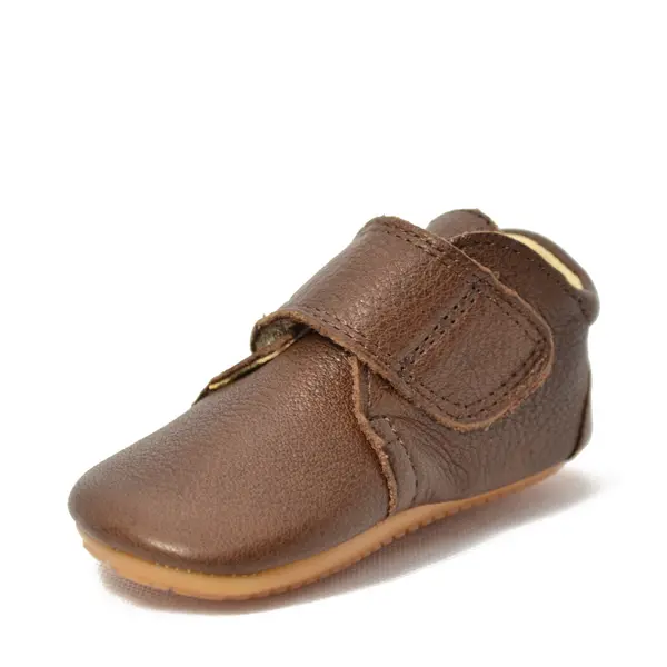 Pantofi primii pași din piele, flexibili și ușori, Froddo, maro inchis_G1130005-5-17_Pebebe