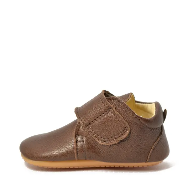 Pantofi primii pași din piele, flexibili și ușori, Froddo, maro inchis_G1130005-5-17_Pebebe