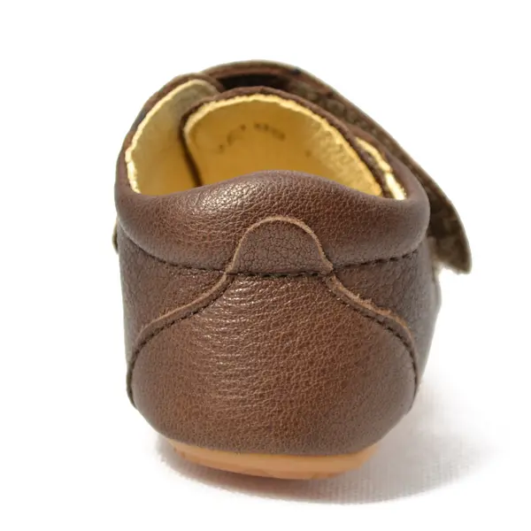 Pantofi primii pași din piele, flexibili și ușori, Froddo, maro inchis_G1130005-5-17_Pebebe