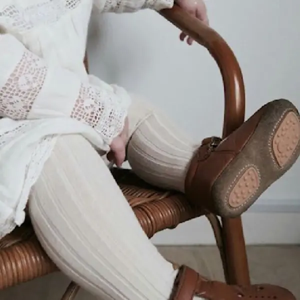 Dres din bumbac, model cu dungi, linen, Condor_2.016/1-4-304_Pebebe