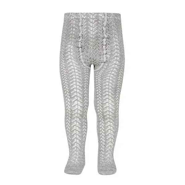 Strampi bumbac crosetat, aluminium, Condor_2.529/1-1-221_Pebebe