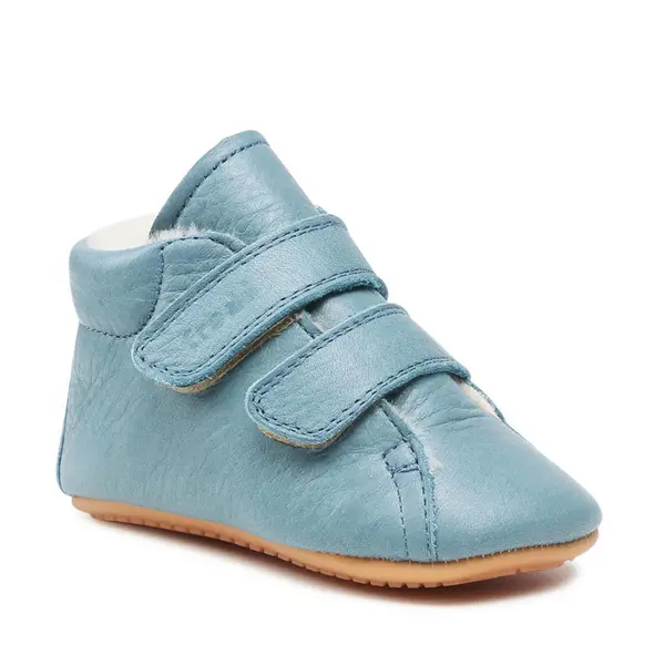 Ghete imblanite copii din piele cu blanita, flexibili si usori, denim, Froddo_G1130013-11-18_Pebebe
