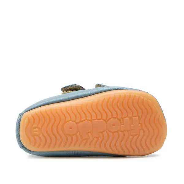 Ghete imblanite copii din piele cu blanita, flexibili si usori, denim, Froddo_G1130013-11-18_Pebebe