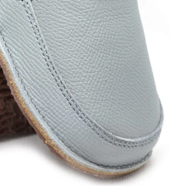 Pantofi din piele moale cu talpa flexibila si captuseala gri_RO-15-5-18_Pebebe