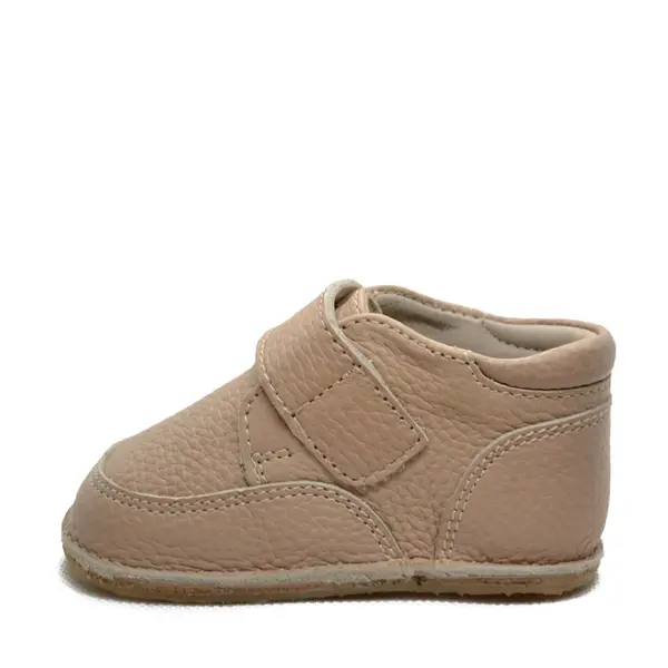 Ghete barefoot din piele naturala pentru copii, primii pasi, inchidere cu scai si talpa din flexibila, cappuccino_RO-14-cappuccino-19_Pebebe