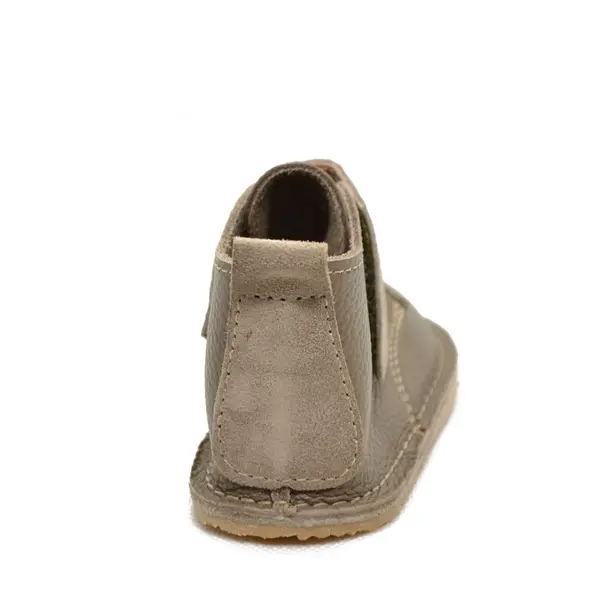 Ghete barefoot copii, piele naturala, talpa flexibila, kaki_RO-104-2-17_Pebebe