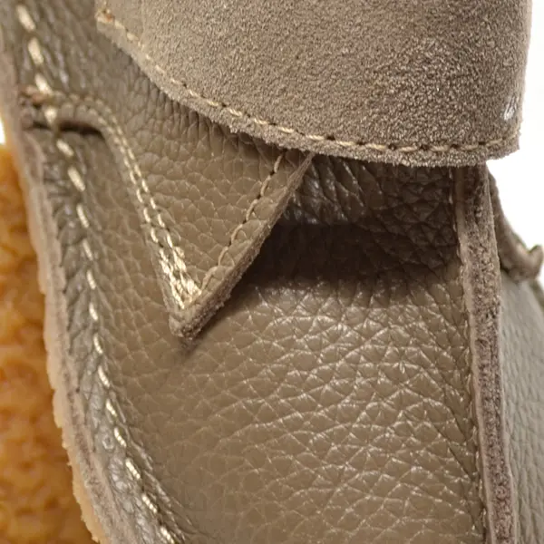 Ghete barefoot copii, piele naturala, talpa flexibila, kaki_RO-104-2-17_Pebebe