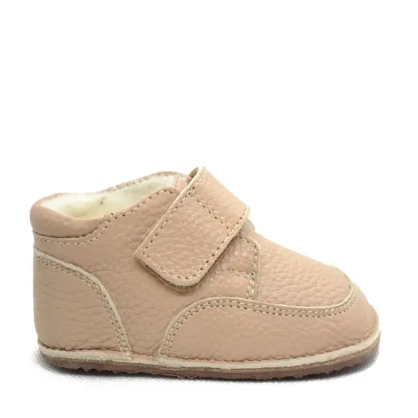 Ghete primii pasi, piele naturala, scai, captuseala textila, talpa din cauciuc, cappuccino_RO-17-10-22_Pebebe