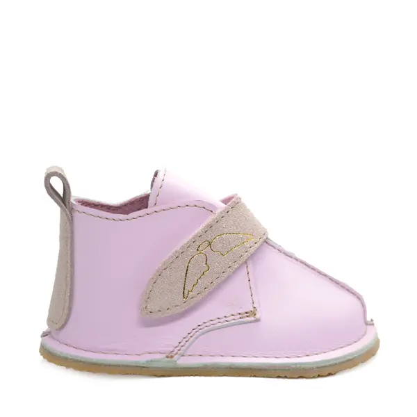 Ghete barefoot copii, piele naturala, talpa flexibila, roz deschis,_RO-104-roz-deschis-23_Pebebe