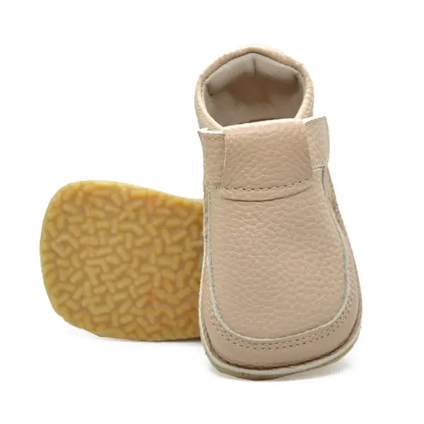 Pantofi din piele moale cu talpa flexibila si captuseala, cappuccino_RO-15-8-22_Pebebe