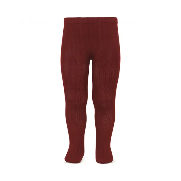 Dresuri copii din bumbac, model cu dungi, burgundy, Condor_2.016/1-6-572_Pebebe
