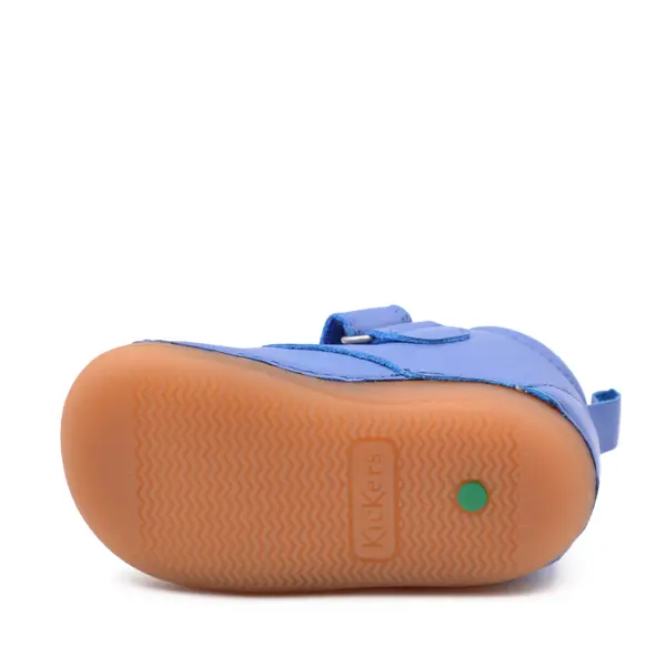 Ghete Sabio, piele naturala, talpa flexibila, albastru, Kickers_584348-10-5-18_Pebebe