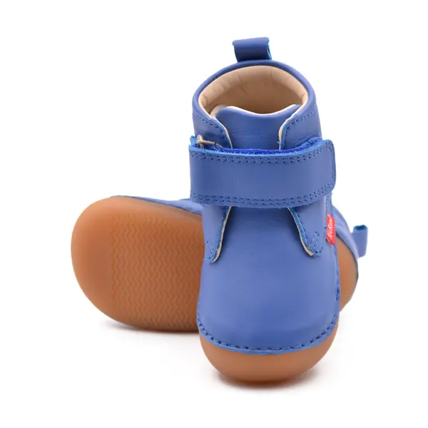 Ghete Sabio, piele naturala, talpa flexibila, albastru, Kickers_584348-10-5-18_Pebebe