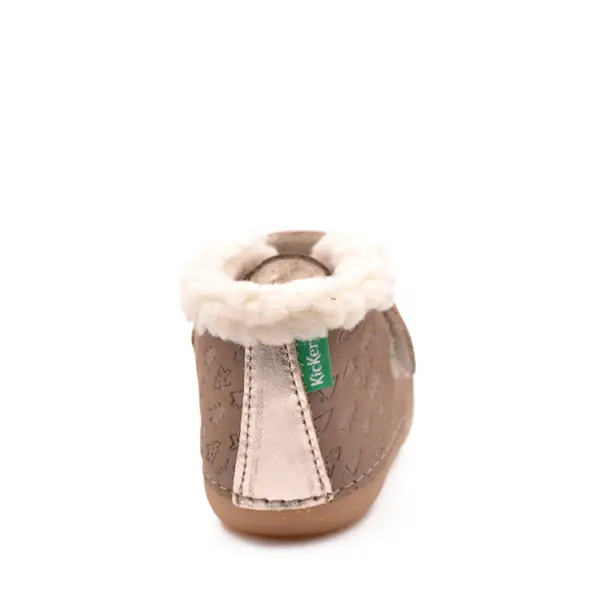 Ghete So Schuss, piele naturala, talpa flexibila, captuseala, maro, Kickers_909730-10-123-18_Pebebe