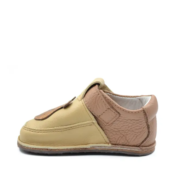 Pantofi barefoot copii, piele naturala, talpa flexibila, ursulet_RO-16-1-22_Pebebe