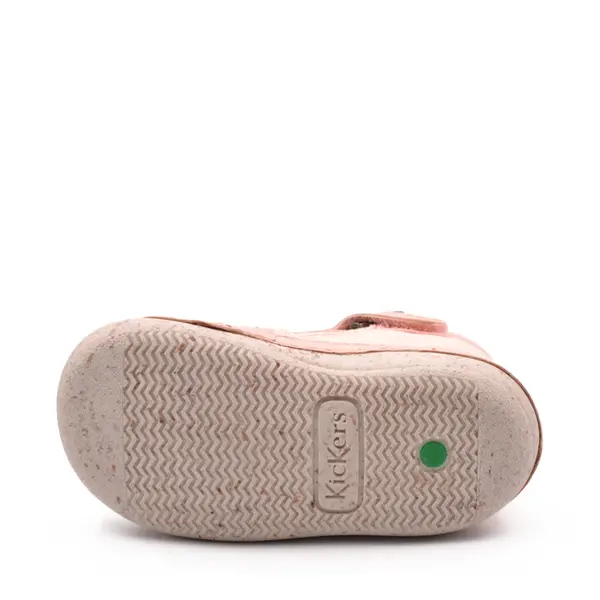 Pantofi Sonistreet, piele naturala si material textil, talpa flexibila, roz deschis, Kickers_928061-10-131-18_Pebebe