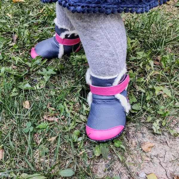 Cizme din piele naturala, talpa din piele antiderapanta, albastru, Aspen, Liliputi_2006001043310_Pebebe