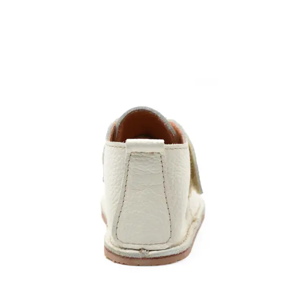 Ghete barefoot copii, piele naturala, talpa flexibila, crem,_RO-104-8-24_Pebebe