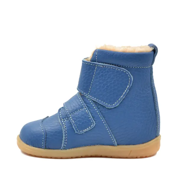 Ghete primii pasi, piele naturala, talpa flexibila, albastru, Mihaill_Ari-201-25_Pebebe