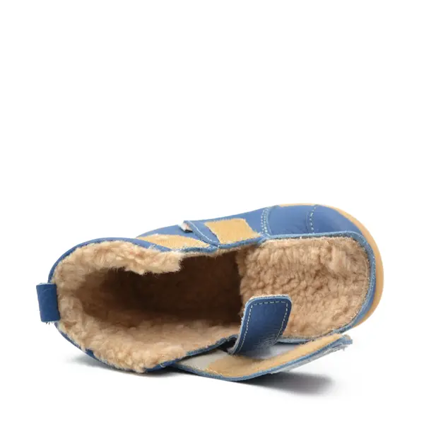 Ghete primii pasi, piele naturala, talpa flexibila, albastru, Mihaill_Ari-201-25_Pebebe