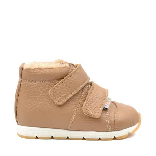 Ghete primii pasi, piele naturala, talpa flexibila, maro deschis, Victoria_Ari-205-23_Pebebe