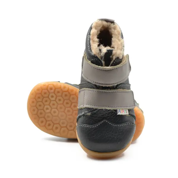 Ghete primii pasi, piele naturala, talpa flexibila, negru, Lukas_Ari-204-26_Pebebe