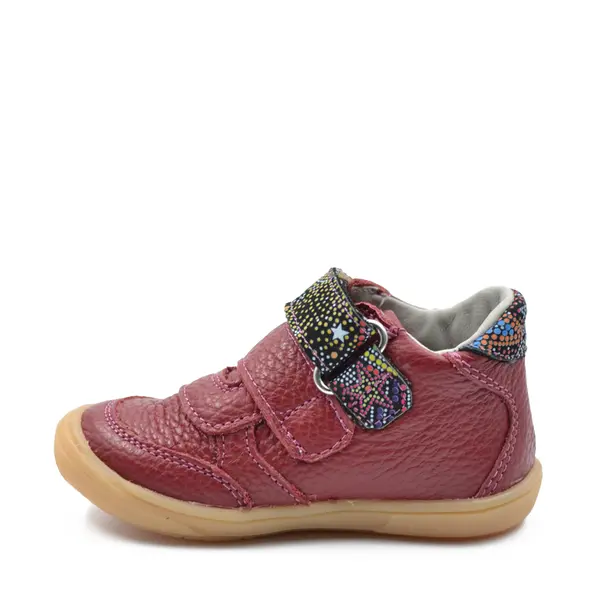 Pantofi din piele naturala, talpa flexibila, rosu bordeaux, Deborah_Ari-002-23_Pebebe