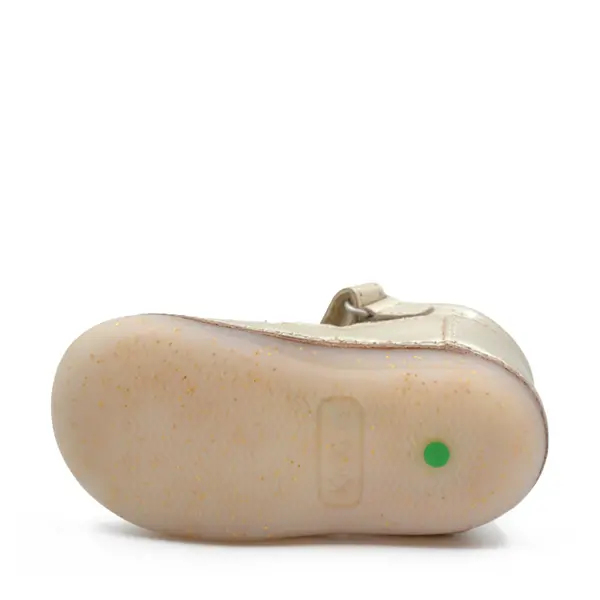 Sandale Sushy, piele naturala, talpa flexibila, bej auriu, Kickers_927896-10-113-20_Pebebe