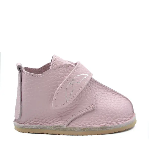 Ghete barefoot copii, piele naturala, talpa flexibila, roz lila,_RO-104-7-24_Pebebe