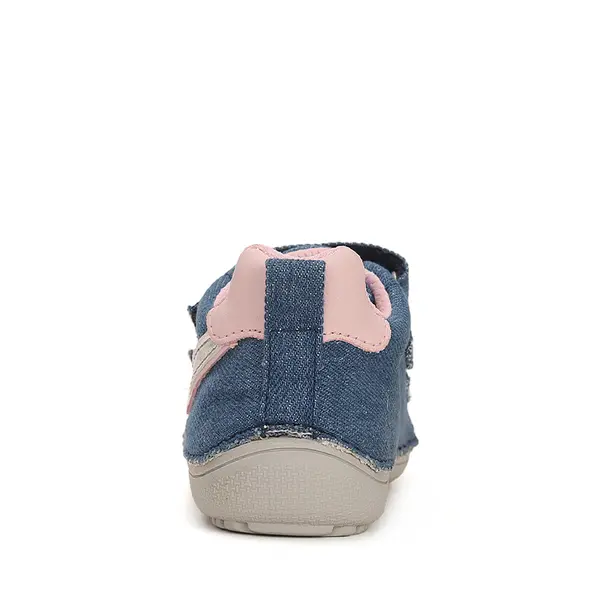 Pantofi barefoot fete, material textil, denim, D.D.Step_C063-41341CM-29_Pebebe