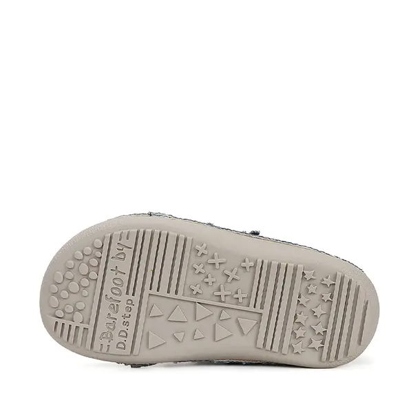Pantofi barefoot fete, material textil, denim, D.D.Step_C063-41341CM-29_Pebebe