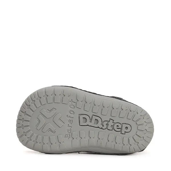Pantofi decupati, piele naturala, primii pași, Barefoot, bleumarin, calut, D.D.Step_H070-41464A-20_Pebebe