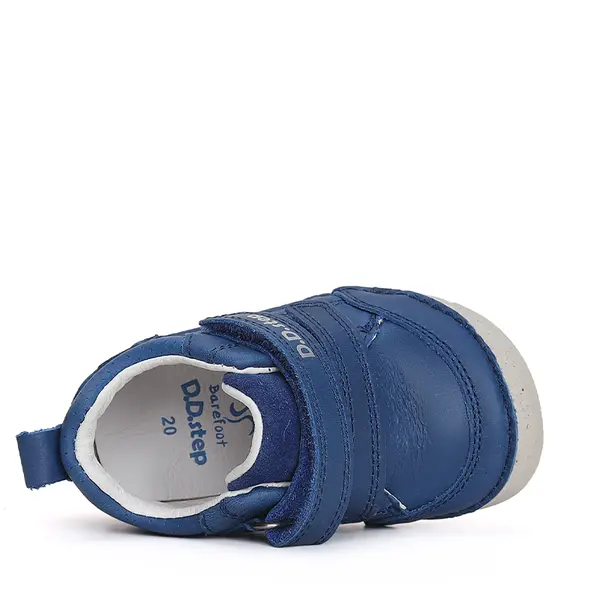 Pantofi, piele naturala, barefoot, albastru, D.D.Step_S070-41351A-20_Pebebe