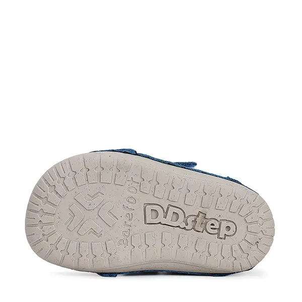 Pantofi, piele naturala, barefoot, albastru, D.D.Step_S070-41351A-20_Pebebe