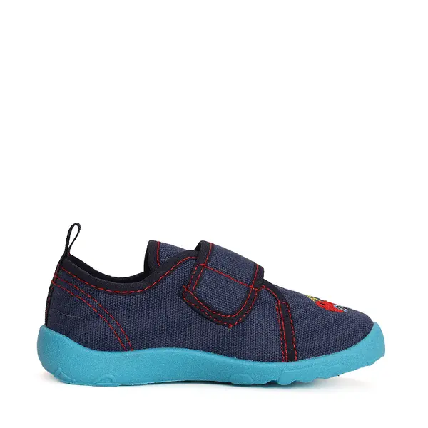 Pantofi interior, material textil, bleumarin, masinuță de pompieri, D.D.Step_CSB-41280AM-31_Pebebe